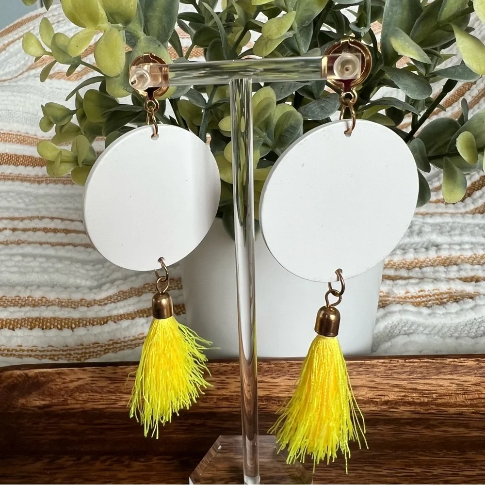 Frida Kahlo Portrait Mexican‎ Artist Tassel Earrings